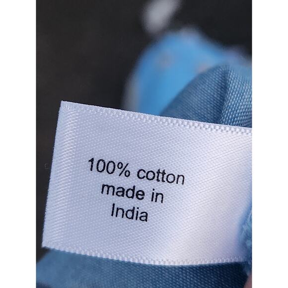 Lane Bryant Blouse Women's 18/2X Chambray Flutter Short Sleeve Cottagecore NWT - Picture 9 of 10